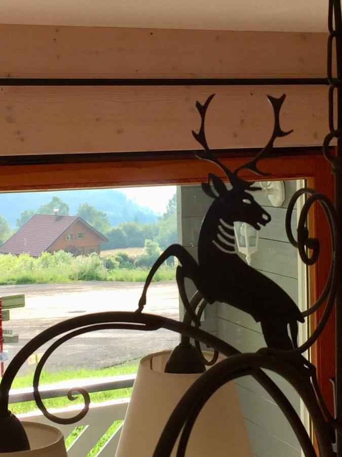 Chalet Le Flocon Bleu - Mauselaine Avec Vue Sur Le Lac De جوراردُميه المظهر الخارجي الصورة