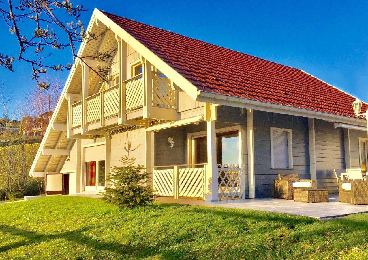Chalet Le Flocon Bleu - Mauselaine Avec Vue Sur Le Lac De جوراردُميه المظهر الخارجي الصورة