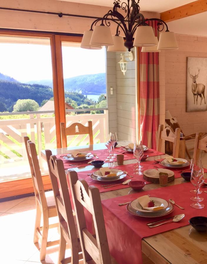 Chalet Le Flocon Bleu - Mauselaine Avec Vue Sur Le Lac De جوراردُميه المظهر الخارجي الصورة