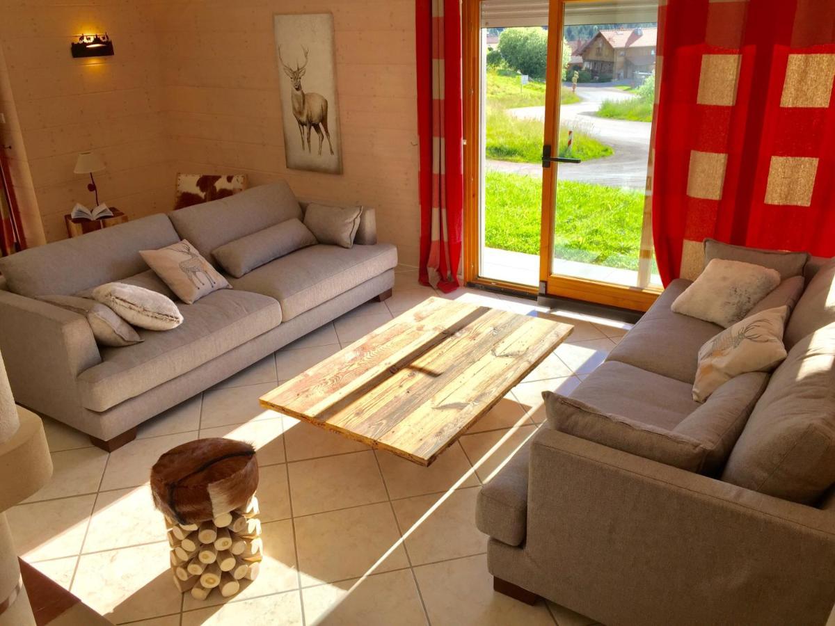 Chalet Le Flocon Bleu - Mauselaine Avec Vue Sur Le Lac De جوراردُميه المظهر الخارجي الصورة